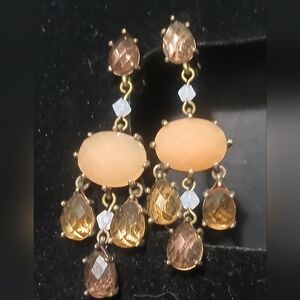 Vtg Avon Lucite Chandelier Clip Ons